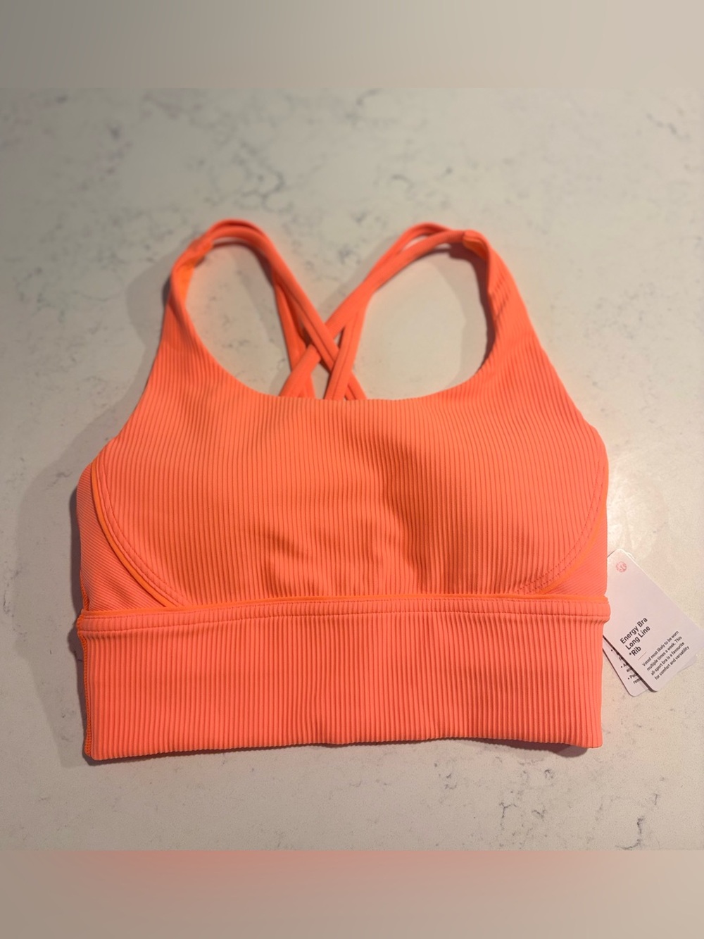 NWT Lululemon Energy Longline Bra Ribbed